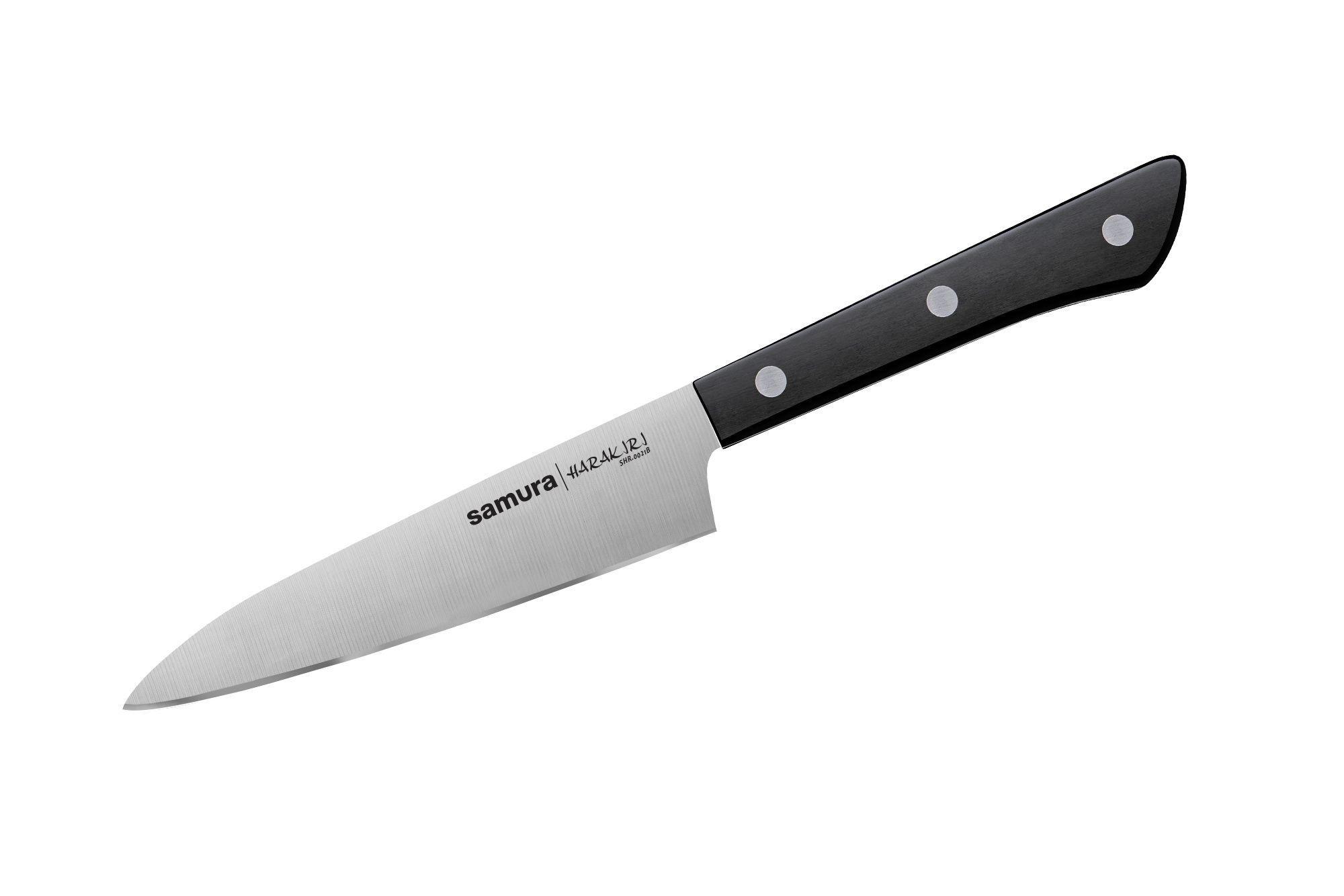 Универсальный нож «Samura HARAKIRI» 120 мм, корроз.-стойкая сталь, ABS пластик (SHR-0021B/K )