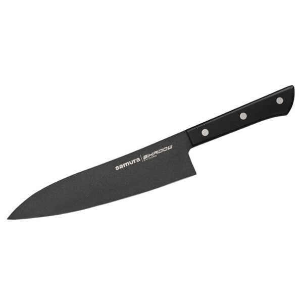 Нож Гранд Сантоку Samura Shadow с покрытием Black-coating 197мм — SH-0096/K