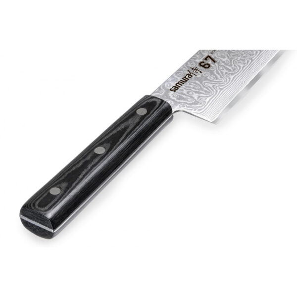 Кухонный нож «Samura 67» Шеф 208 мм, дамаск 67 слоев, микарта (SD67-0087M/K)