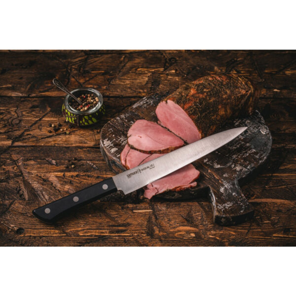 Нож для нарезки Samura (Самура) Harakiri SHR-0045B (ABS - пластик) - 196 мм