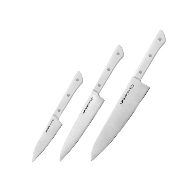 Набор ножей 3 в 1 "Samura HARAKIRI" 23, 57, 85, корроз.-стойкая сталь, ABS пластик