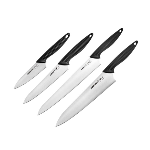 Набор из 4 кухонных ножей "Samura Golf" (10, 23, 45, 85), AUS-8 (SG-0240/K)