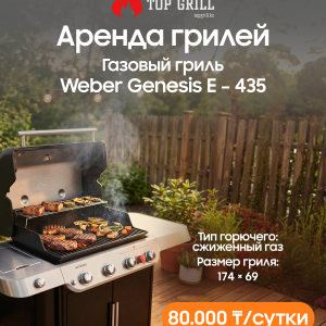 Газовый гриль Weber Genesis E – 435 (аренда)