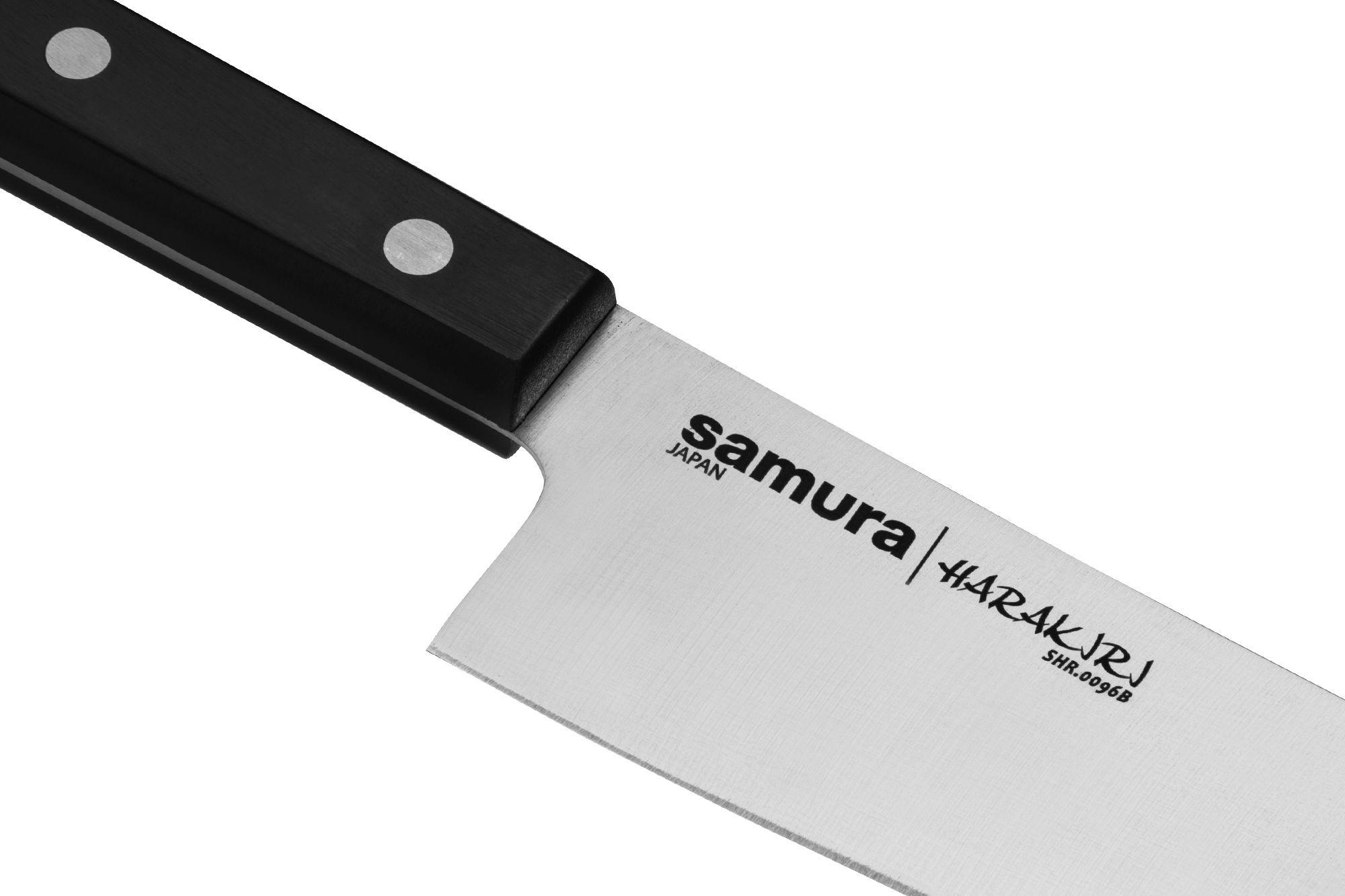 Нож кухонный «Samura HARAKIRI» Гранд Сантоку 197 мм, корроз.-стойкая сталь, ABS пластик