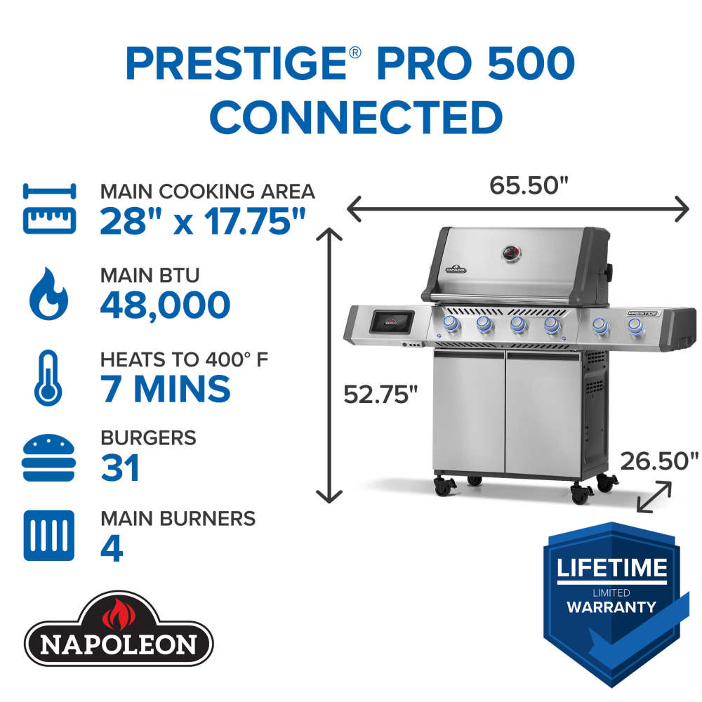 Napoleon Prestige PRO™ 500 Smart Connected